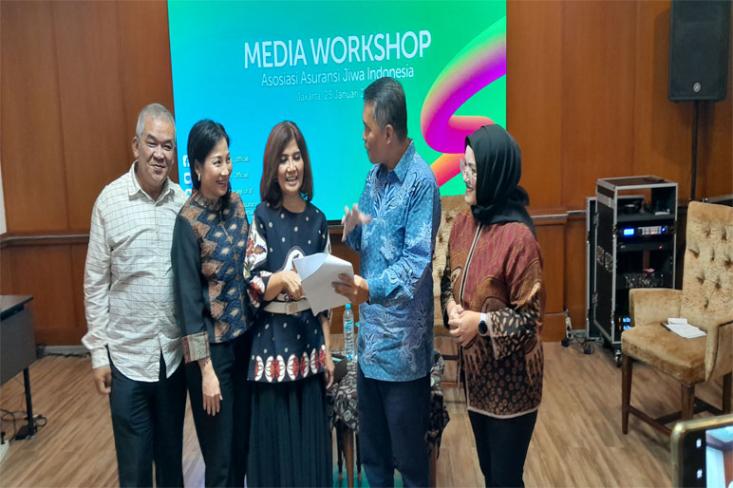 Media Workshop “Outlook Industri Asuransi Jiwa dan Ekonomi Tahun 2024”. Foto: Novi