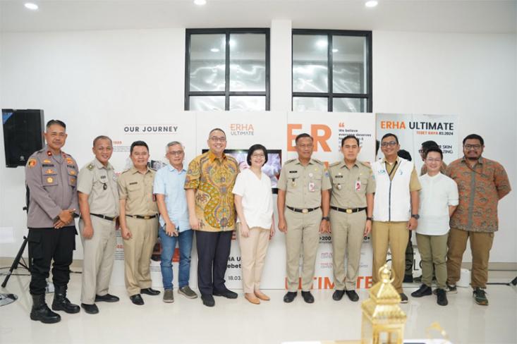 Dihadiri Walikota Jakarta Selatan, Munjirin, SE, MSi, ERHA Ultimate resmikan cabang ke-109 di Tebet Raya, Jakarta Selatan pada Senin, 18 Maret 2024. Foto: Ist