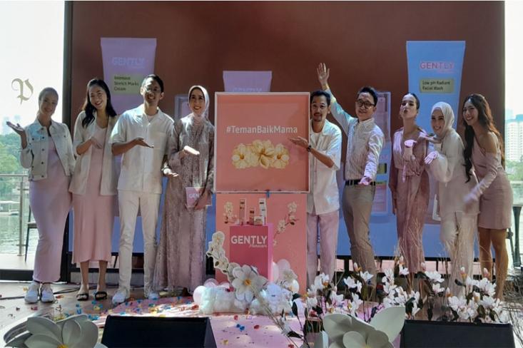 Peluncuran “Magnolia Maternity Series“ seri perawatan kulit dan tubuh yang lengkap untuk Ibu Hamil dan Menyusui di Parle, Senayan Park, Jakarta pada Minggu, 21 April 2024. Foto: Novi