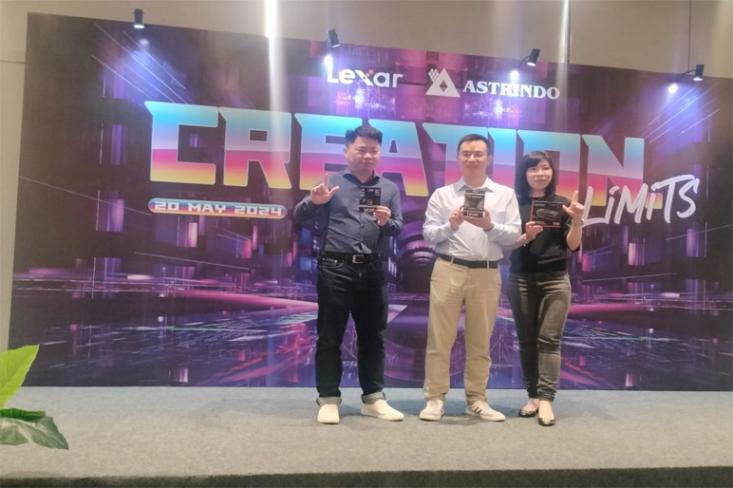 Leanne Tsai, Senior Sales Manager, Sales Department, Asia Region Lexar (paling kanan). Foto: Ist