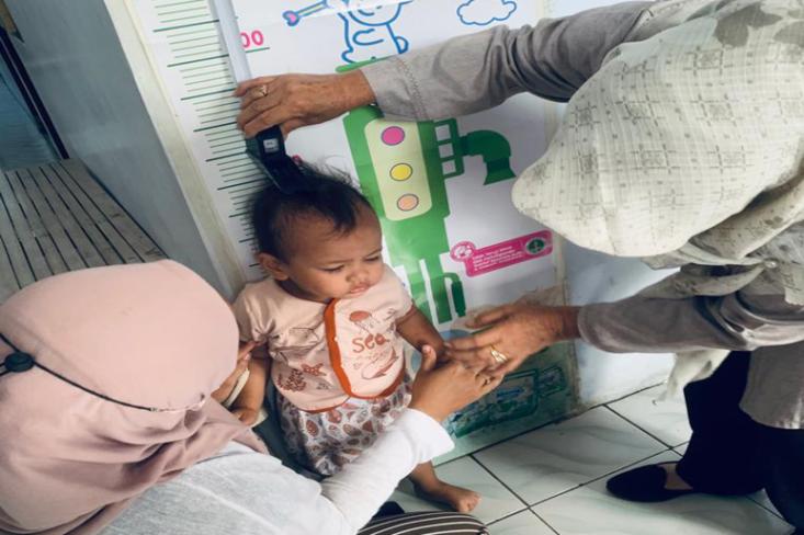 Program 100 Hari Pendampingan Gizi ialah intervensi gizi kepada anak stunting usia 12 - 60 bulan, melalui pemberian satu gelas susu terfortifikasi dan satu butir telur setiap hari selama 100 hari (Foto : Ist) 