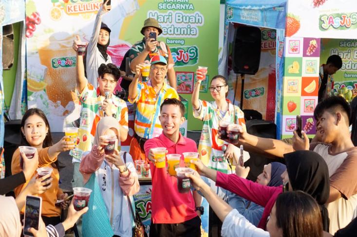 Rayakan Hari Buah Sedunia 2024, Jasjus Keliling hadir beri inspirasi cara makan buah seru (Foto: Ist)