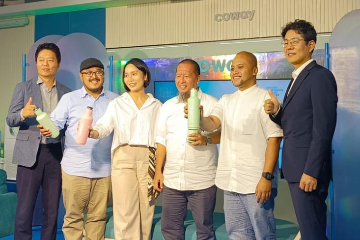 Coway mengumumkan keberhasilannya dalam mendapatkan sertifikat halal dari Badan Penyelenggara Jaminan Produk Halal (BPJPH) untuk 5 varian water purifier yang tersedia di Indonesia (Foto: Efa) 