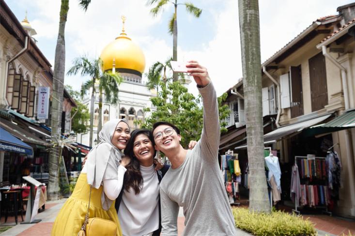 Salah satu destinasi wisata ramah Muslim di Singapura, Masjid Sultan yang memesona (Foto: dok. Singapore Tourism Board Indonesia)