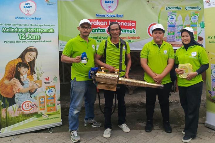 MY BABY sukses ajak masyarakat untuk lebih waspada terhadap penyebaran Demam Berdarah Dengue (DBD) melalui kampanye Gerakan Indonesia Berantas Nyamuk (Foto : Ist)