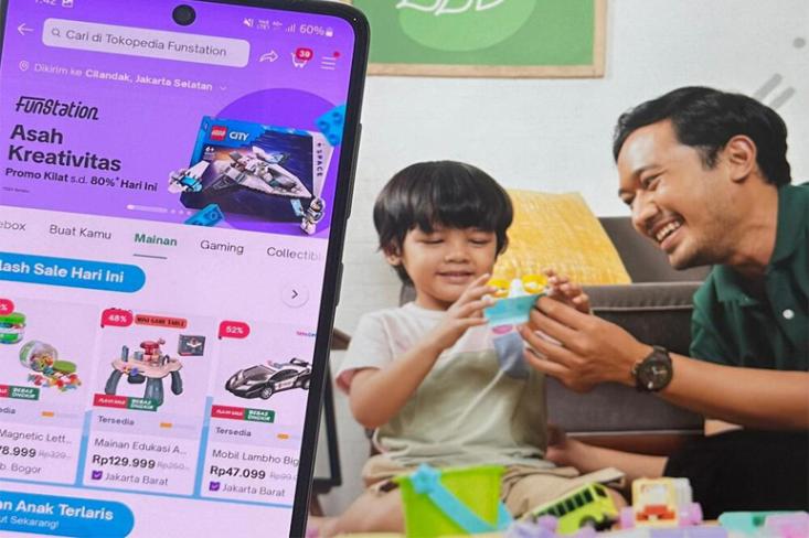 Tokopedia dan ShopTokopedia hadirkan kampanye untuk mempermudah memilih dan mendapatkan berbagai produk hadiah untuk anak di momen Hari Anak Nasional (Foto : Ist)