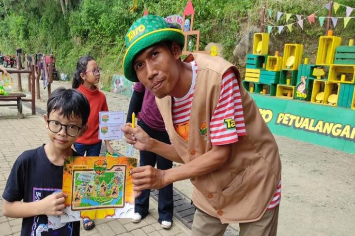 Taro hadirkan Petualangan Taro lebih dekat dan nyata kepada anak-anak Indonesia (Foto: Ist)