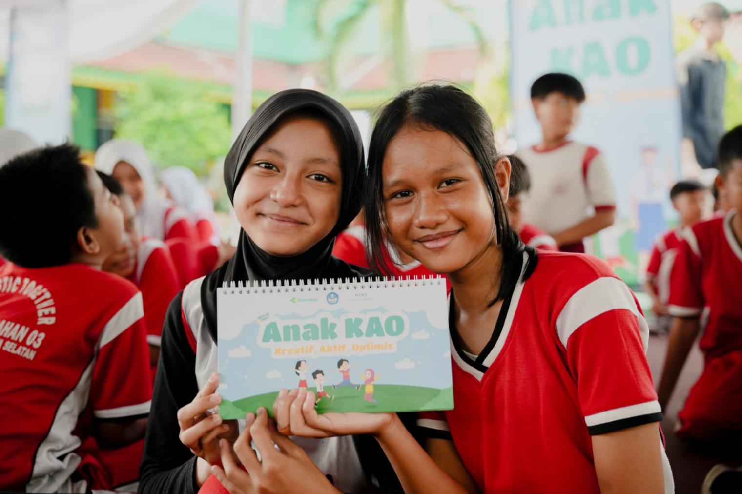 Kao Indonesia hadirkan Program Anak KAO (Kreatif, Aktif, Optimis) - Sekolah Sehat 2024 (Foto: dok. Kao Indonesia)