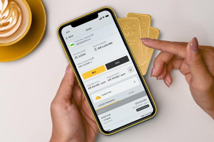 Makin mudah, kini cetak emas fisik dari emas digital bisa lewat mobile banking (Foto: Ist)