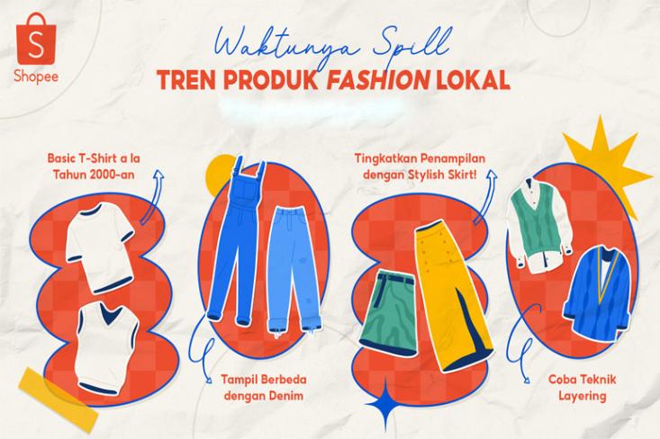 Di bulan kemerdekaan, Shopee spill tren fashion lokal saat ini dan ajak masyarakat untuk dukung produk UMKM dan brand fashion lokal (Foto: dok. Shopee)