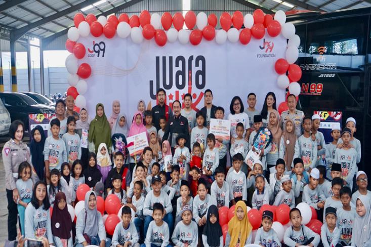 J99 Corp. dan Seluruh Unit Bisnis Rayakan Hari Anak Nasional dengan Berbagi Bersama 1.000 Anak Panti Asuhan (Foto : Ist)