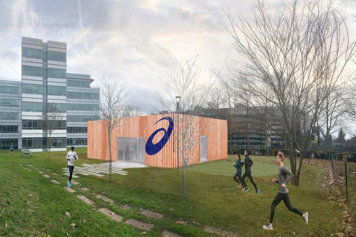 ASICS Personalization Studio adalah pabrik berdesain ultra-kompak yang terletak di lahan kantor pusat Dassault Systèmes di Vélizy-Villacoublay, tidak jauh dari kota Paris (Foto : Ist)