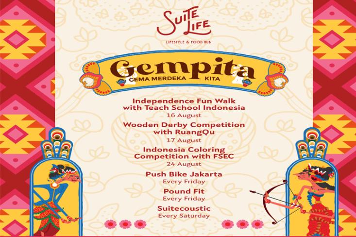 Sedayu City mengadakan program GEMPITA mulai dari tanggal 1 – 31 Agustus di Gading Festival, Kampoeng Seafood, Suite Life dan Old Shanghai (Foto : Ist)