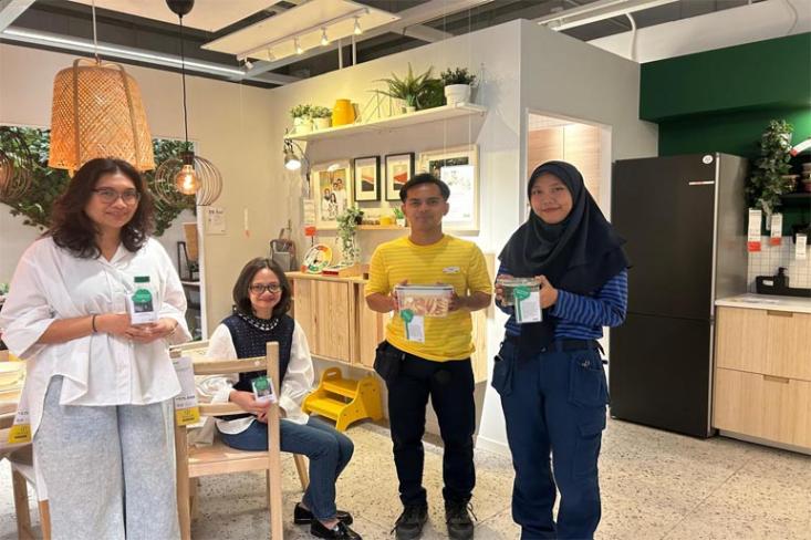 Ki-ka: Tasha Sianturi, Ririn Basuki, Rommy Ramadhan, dan Elfina Rira. Foto: Dok. IKEA