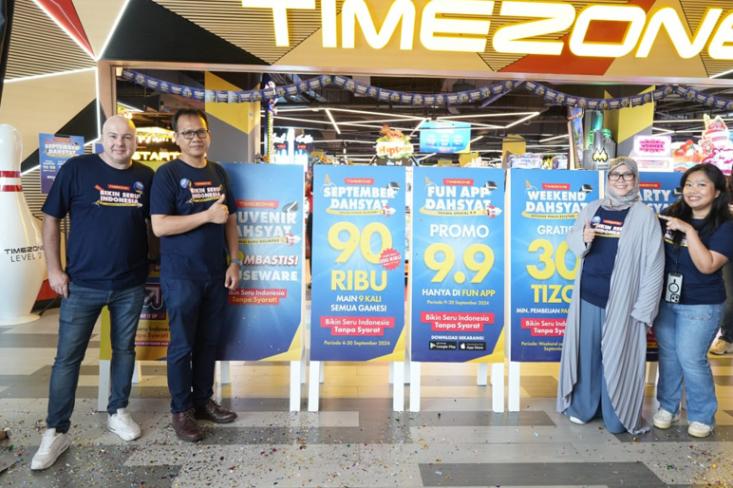 Timezone manfaatkan momen Hari Pelanggan Nasional untuk memberikan apresiasi kepada pelanggan setianya melalui September Dahsyat (Foto : Ist)