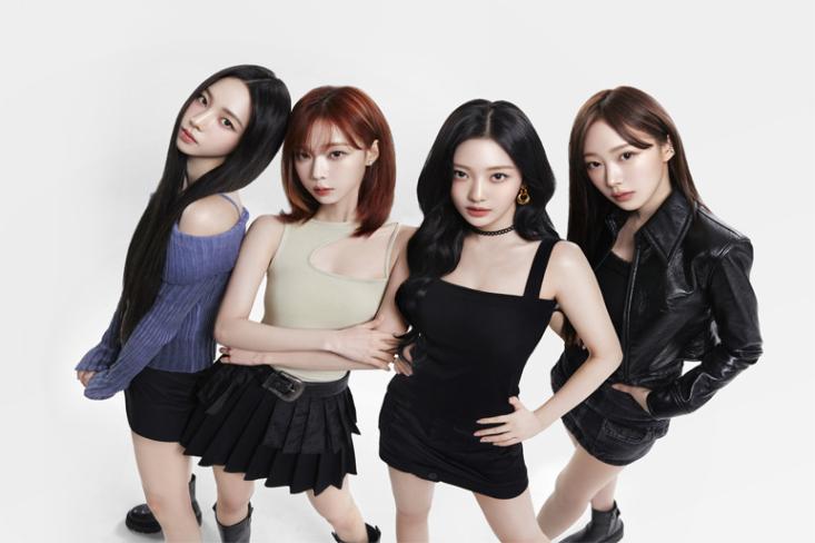 mise en scène menggandeng girl group asal Korea Selatan, aespa, sebagai brand ambassador Hello Bubble. Foto: Ist