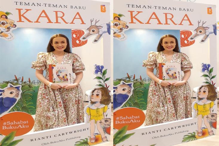 Impian Rianti Cartwright untuk bisa membuat buku cerita anak sendiri, akhirnya terwujud. Foto: Novi