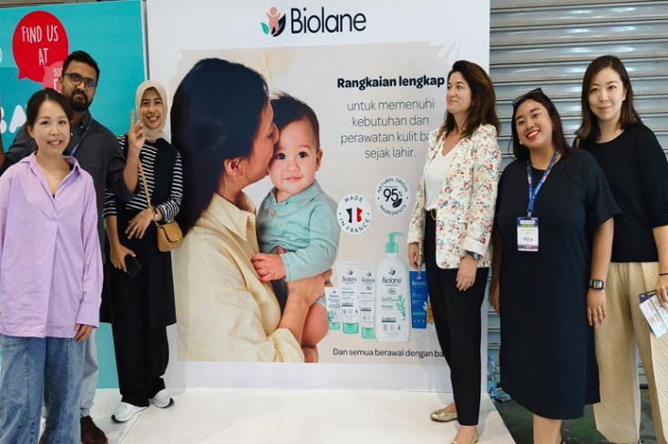 Biolane resmi hadir di Indonesia, launching perdana di ajang IMBEX 2024, menawarkan solusi perawatan kulit yang aman, alami, dan terpercaya bagi bayi, anak-anak, serta ibu (Foto: dok. Biolane)
