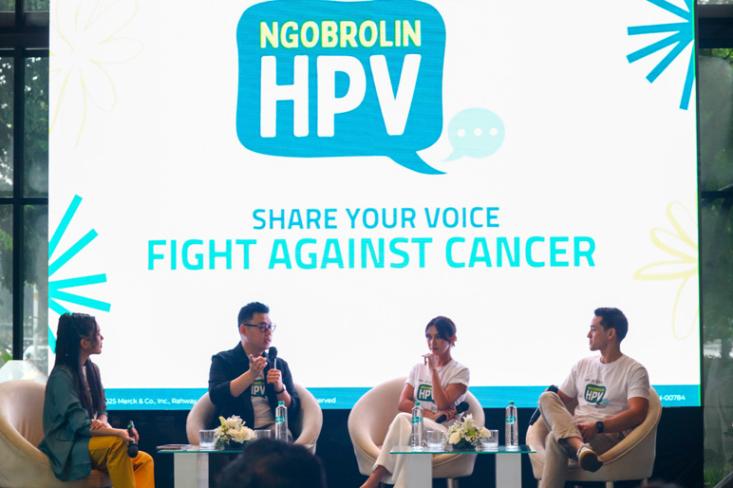 Masuki tahun ke-3, kampanye “NgobrolinHPV” diperkuat dengan penunjukkan Andrew White dan Nana Mirdad sebagai edukator HPV (Foto : Ist)