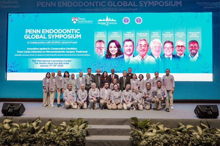 Penn Endodontic Global Symposium 2025, sebuah forum internasional untuk mahasiswa, dokter gigi dan dokter spesialis konservasi gigi di Bali International Convention Center, Nusa Dua (Foto : Ist)