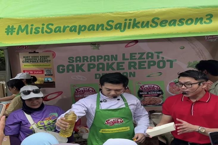 Menyadari pentingnya sarapan, Sajiku melakukan gerakan Misi Sarapan Sajiku dengan mengajak masyarakat Indonesia untuk membuat Sarapan Lezat Gak Pake Repot dan bergizi untuk memulai aktivitas sehari-hari (Foto : Ist)