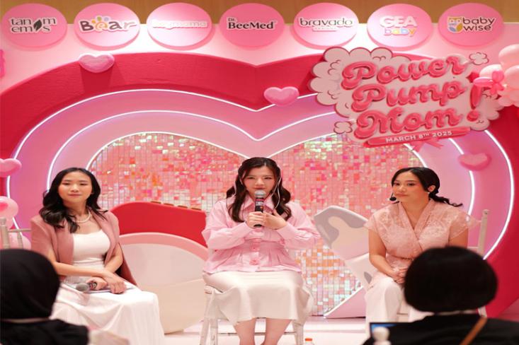 Stefani Gabriela, Mom influencer yang pernah mengalami masalah menyusui anaknya secara langsung, menginisiasi acara Power Pump Mom yang digelar pada 8 Maret 2025 di Babywise Flagship Store BSD (Foto : Ist)