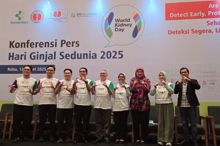 Konferensi pers Hari Ginjal Sedunia (World Kidney Day) 2025 menghadirkan pembicara yang terdiri dari ahli di bidangnya, Kamis (13/3) di Jakarta (Foto: ist)