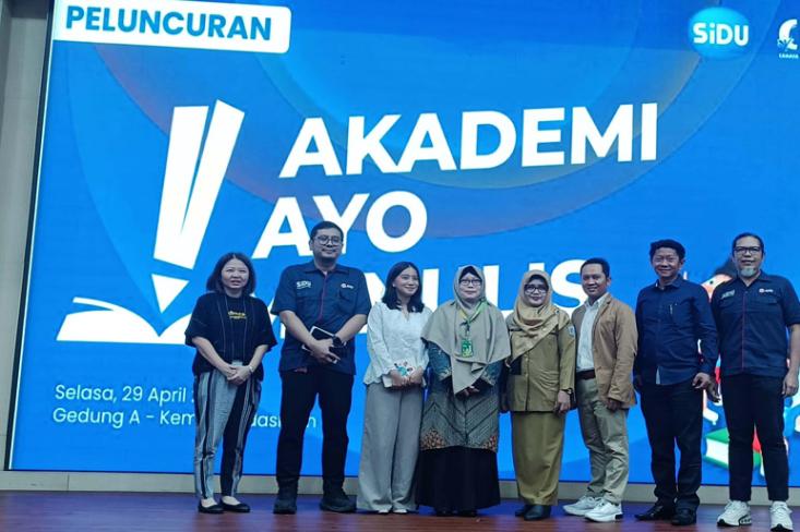 SiDU meluncurkan Akademi Ayo Menulis pada 29 April 2025 untuk mendukung penguatan budaya literasi di sekolah dasar (Foto: Efa)