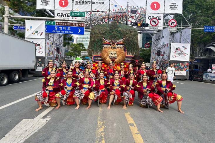 Reog Sasmita Selaras antarkan Svadara raih penghargaan di Daegu, Korea. Foto: Ist