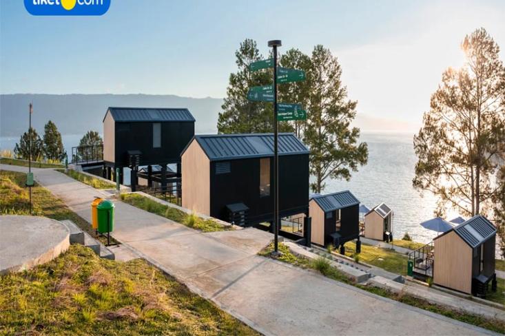 Bobocabin Patra Parapat menawarkan pengalaman menginap yang unik dalam kabin pintar berkonsep modern. Foto: Ist