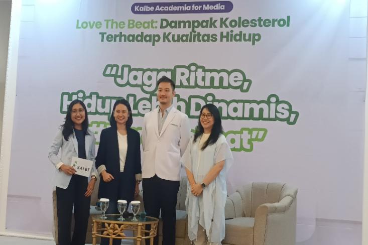 PT Kalbe Farma (Kalbe) mengajak masyarakat untuk lebih tanggap terhadap dampak kolesterol terhadap kualitas hidup melalui kampanye edukasi kesehatan bertema Love The Beat (Foto: Efa)