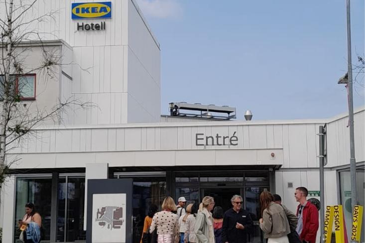 IKEA Hotell tampak sederhana namun memiliki ciri khas yang kuat. Foto: Novi