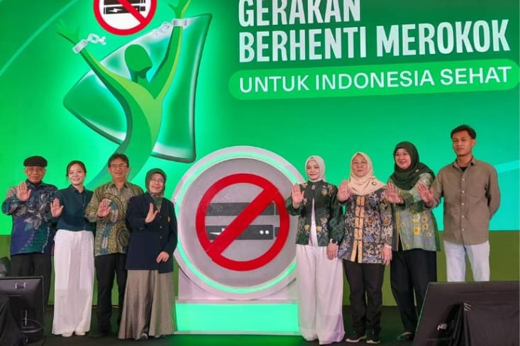 Peluncuran Kampanye Gerakan Berhenti Merokok untuk Indonesia Sehat pada Rabu, 11 Juni 2025 di Hotel JW Marriot, Kuningan, Jakarta Selatan. Foto: Novi