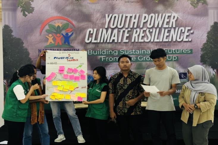 Para GLOW Ambassador yakni anak-anak muda berusia 17-24 tahun sedang mengikuti National Youth Capacity Enhancement (NYCE) di Jakarta (Foto: Ist)
