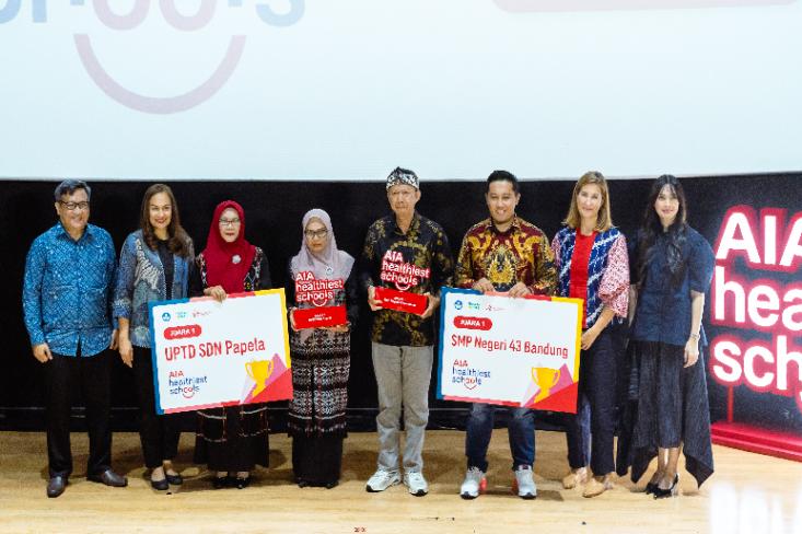 AIA umumkan pemenang kompetisi AIA Healthiest Schools 2025, UPTD SDN Papela sebagai Juara Pertama Kategori SD dari Indonesia akan bertanding di kancah Internasional di Vietnam (Foto: Ist)
