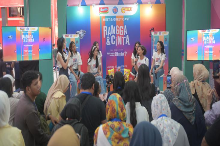 Meet & Greet Film “Rangga & Cinta” di Rumah Indofood Jakarta Fair 2025 (Foto : Ist)