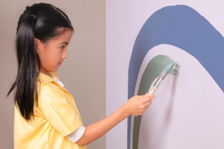 Hidupkan imajinasi si kecil dengan koleksi warna dari Jotun Kids Collection yang siap mengubah kamar mereka jadi ruang penuh kreativitas (Foto : Ist)