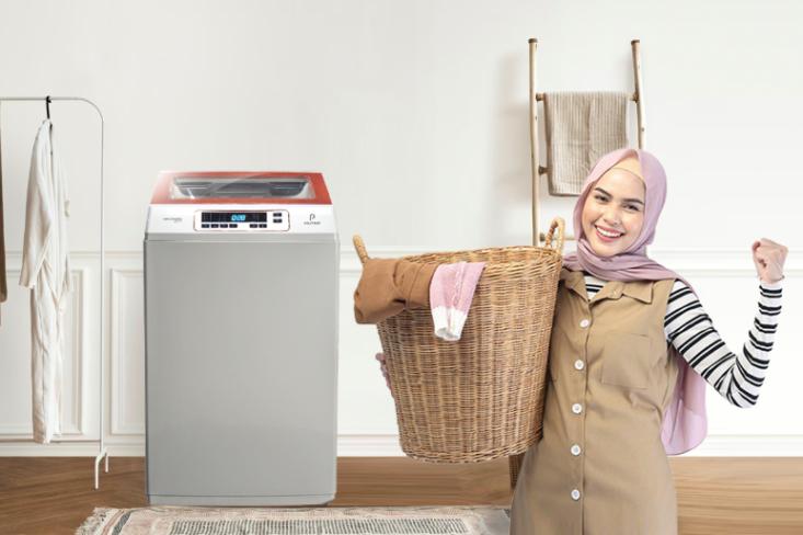 Hijab, yang terbuat dari bahan halus, membutuhkan perhatian ekstra agar tidak cepat rusak saat dicuci dengan mesin cuci (Foto: dok. Polytron)