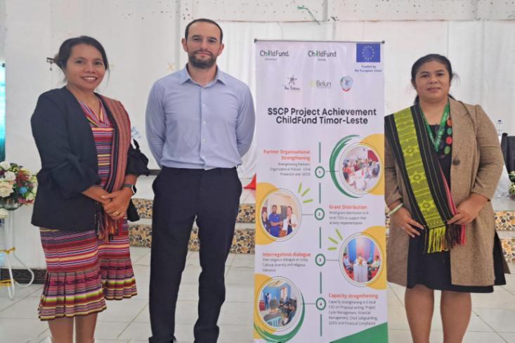 Lewat program SSCP, pendidikan perdamaian hadir di sekolah-sekolah Liquica dan menjangkau 579 siswa. Program ini juga memperkuat kapasitas enam LSM pemuda dalam advokasi dan perlindungan anak (Foto: Ist)