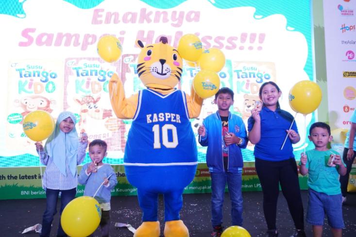Peluncuran Susu Tango Kido kemasan dan formula baru di event Mommy N' Me di JCC turut memperkenalkan karakter-karakter hewan lucu pada kemasan yang mewakili kepribadian anak-anak Indonesia (Foto: Ist)