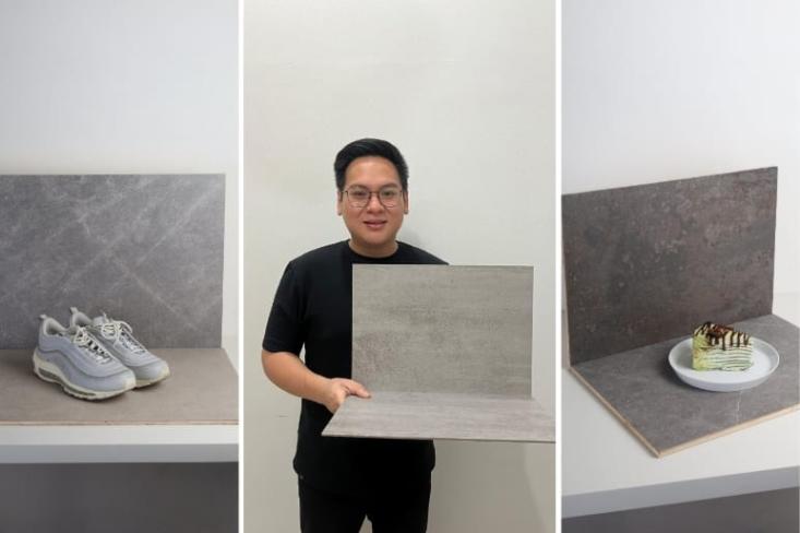 Ferdi, pengusaha muda, saat berusia 21 tahun pada tahun 2017 silam, mendirikan Alasfotoprops. Foto: Ist