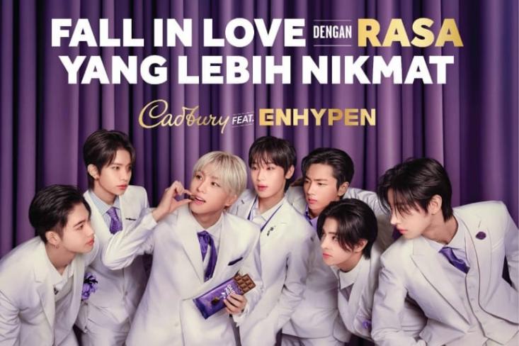 Cadbury Dairy Milk memberikan kesempatan bagi para penggemar untuk memenangkan pengalaman VIP Trip ke Seoul untuk bertemu langsung dengan ENHYPEN. Foto: Ist