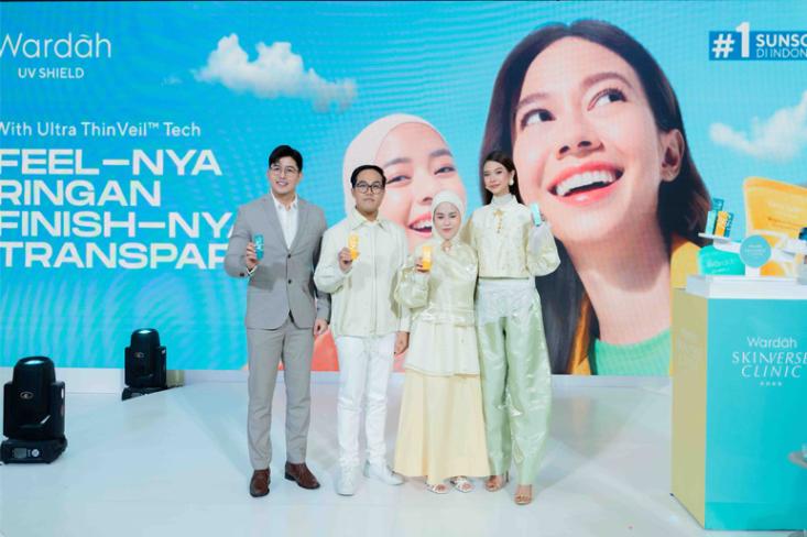 Teknologi Ultra ThinVeil™ merupakan kombinasi revolusioner encapsulated UV filter dengan light base formula yang menciptakan thin protective layer menempel ringan di kulit (Foto : Ist)