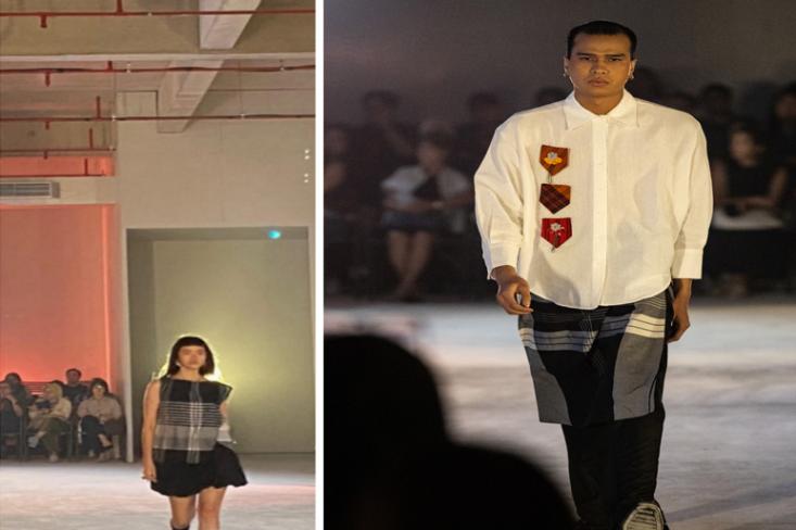 Di panggung JF3, Saroengan menampilkan koleksi terbarunya, “P.S. I Love You,” berjudul Bayang ( Foto : Ist)