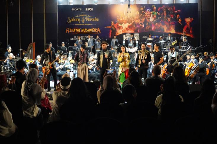 Terdapat 10 penyanyi nasional yang akan membawakan lagu di Pagelaran Sabang Merauke yaitu, Yura Yunita, Alsant Nababan, Gabriel Hervianto, Christine Tambunan, Yuyun Arfah, Mirabeth, Nino Prabowo, dan band Padi Reborn (Foto : Ist)