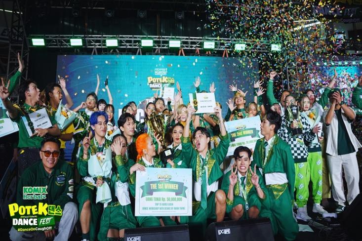 Komix Herbal POTEK Dance Fest : ajang kompetisi kreatif anak negeri, suarakan potensi dance mendunia, Ayo Indonesia Lebih Baik! (Foto: Ist)