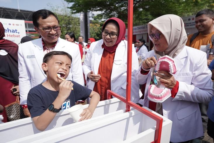 BKGN 2025 berfokus pada edukasi serta pelayanan kesehatan gigi dan gusi, mengingat permasalahan gusi masih seringkali terabaikan oleh masyarakat (Foto: Efa)