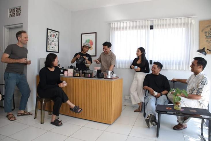 Dari kopi, mesin roasting, hingga software berbasis teknologi AI, mewakili langkah maju kopi lokal menuju panggung global. Foto: Ist