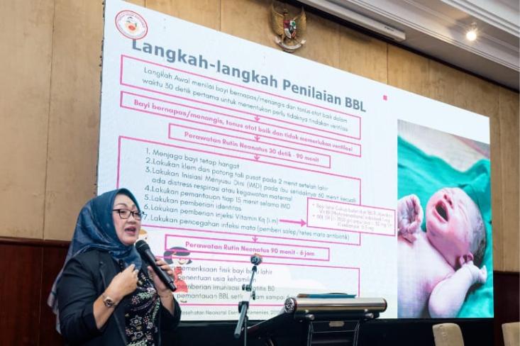 Dr. Istirochah, S.SiT, Bd, M.Kes., dari Ikatan Bidan Indonesia (IBI) Jawa Tengah. Foto: Ist