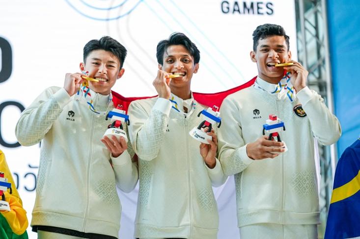 Atlet Indonesia yang berlaga di Sea Games Thailand 2025 (Photo Credit: NOC Indonesia_Rizki Fitryanto)